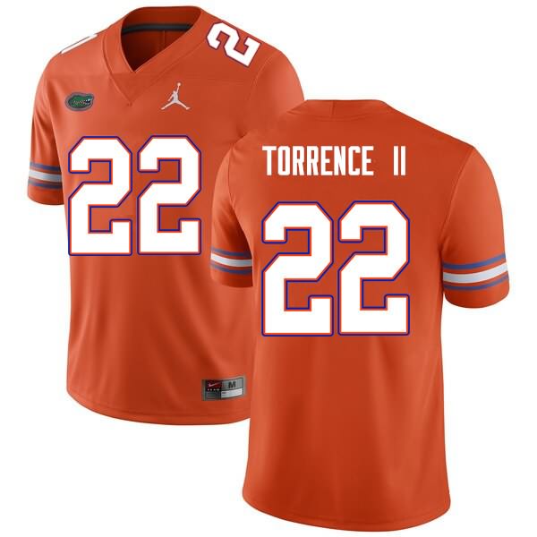 Men's NCAA Florida Gators Rashad Torrence II #22 Stitched Authentic Nike Orange College Football Jersey GGZ6765GP